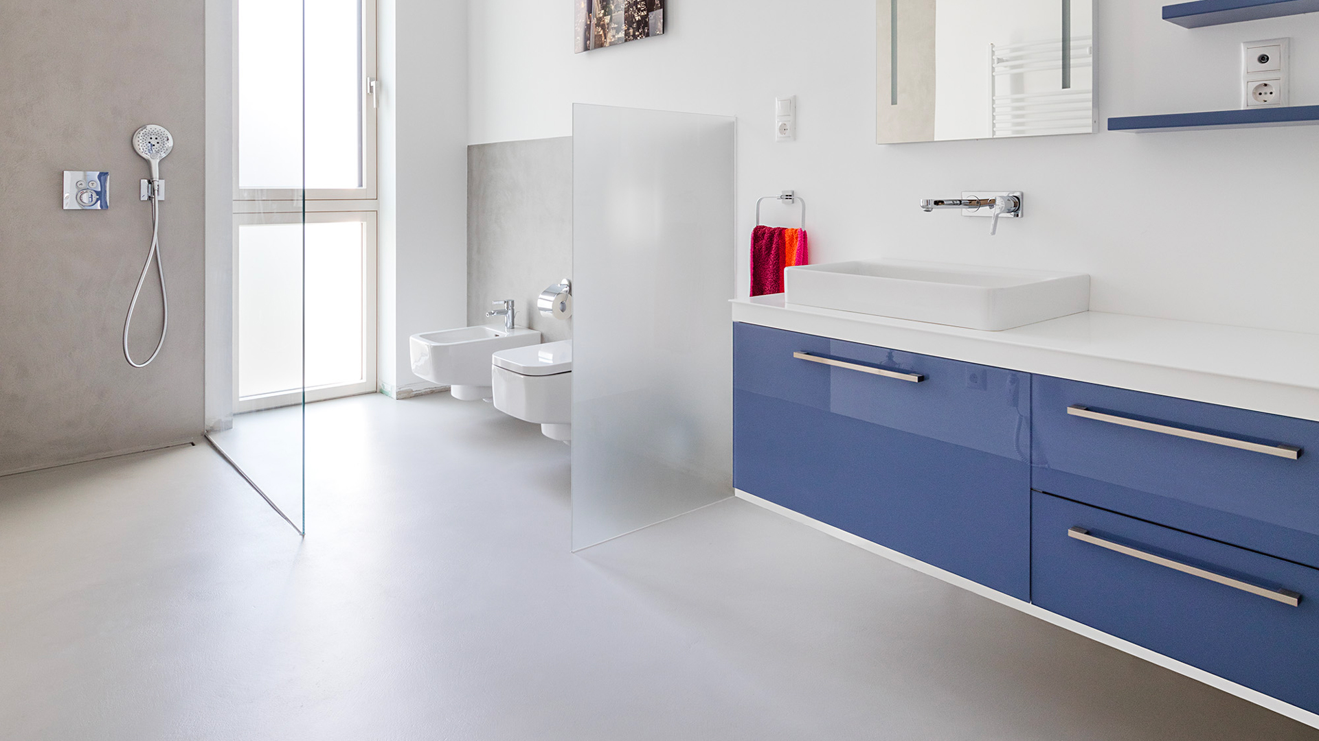 How to create a new bathroom without tiles Ideal Work