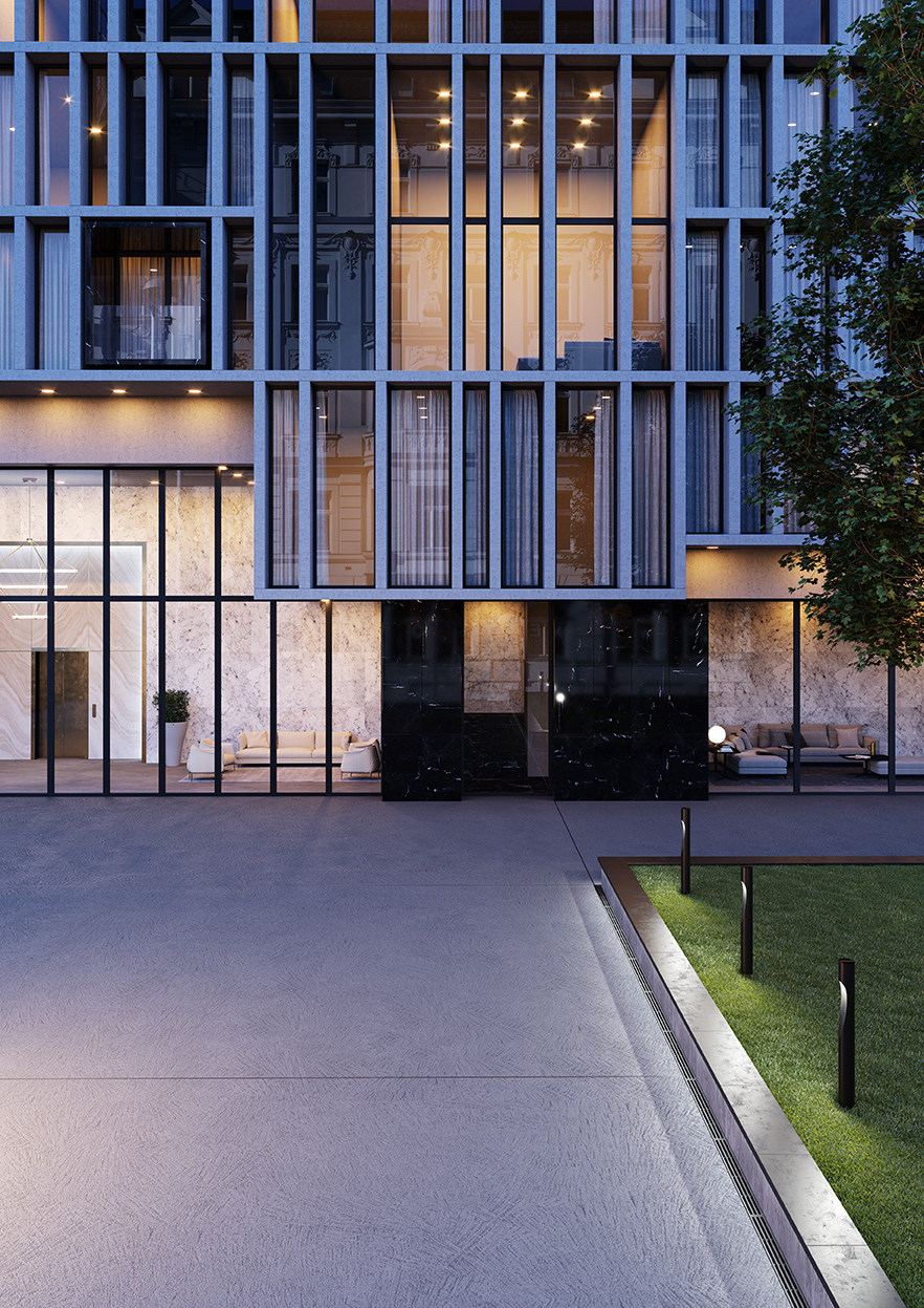 Rasico® Ideal Work - A cement-based decorative coating for exterior areas