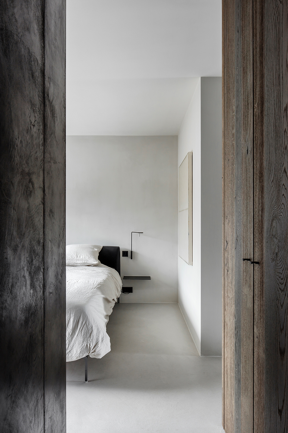 View of Penthouse M-DB - Idealwork: concrete finishes for internal and external use