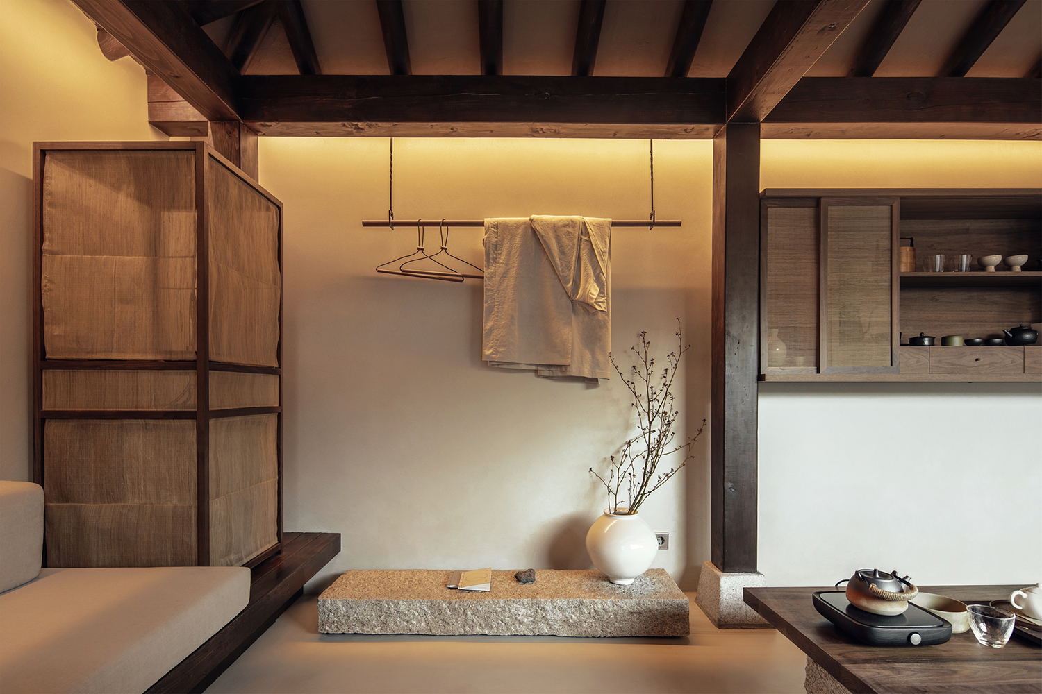Korean Traditional House Idealwork Concrete Finishes For