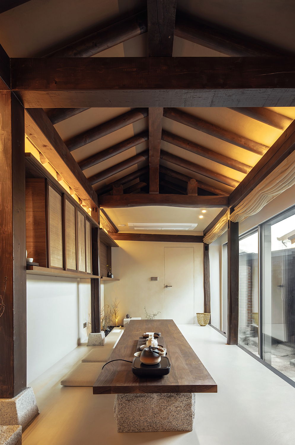 Korean Traditional House Idealwork Concrete Finishes For