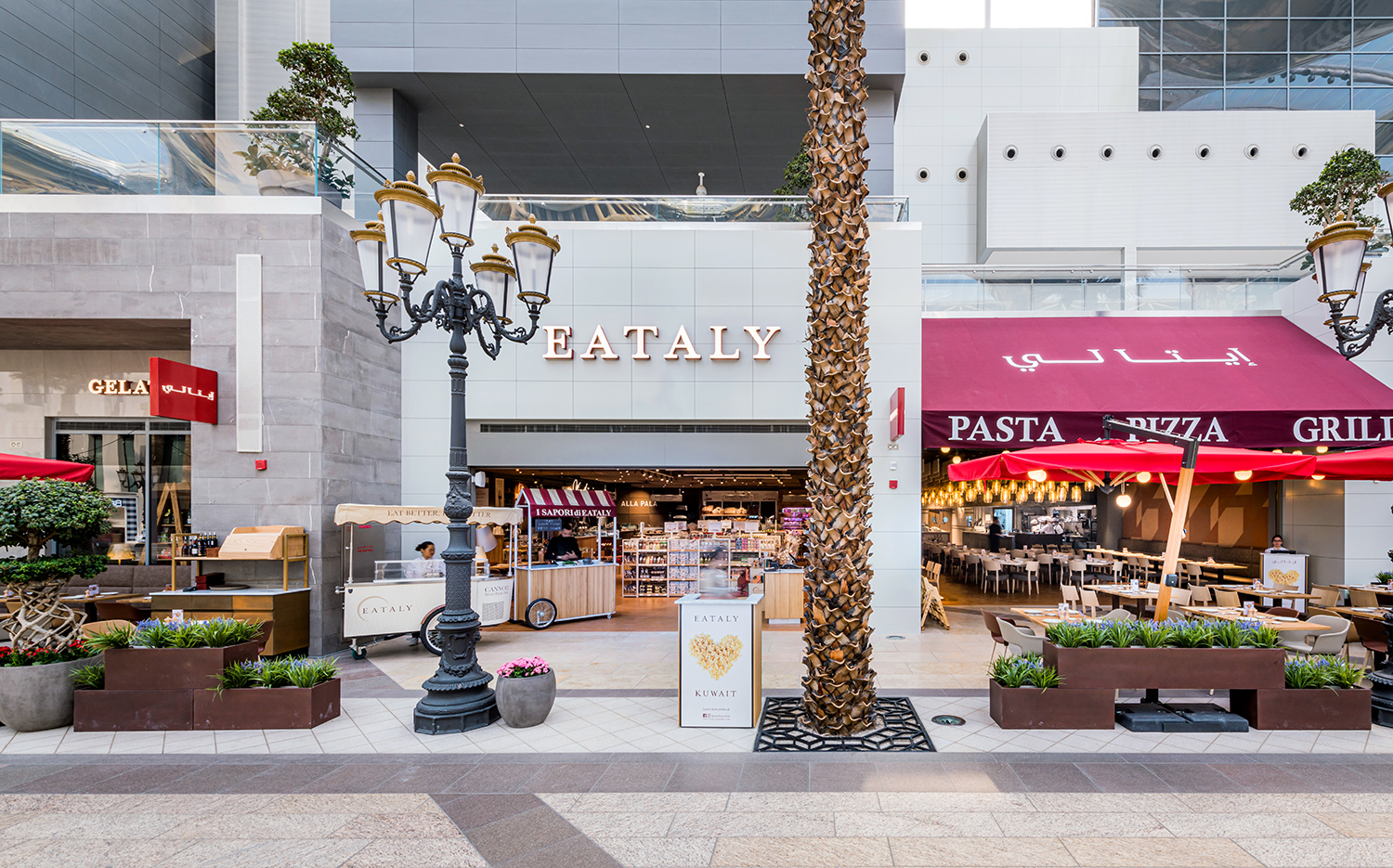 Eataly in Kuwait Idealwork concrete finishes for internal and
