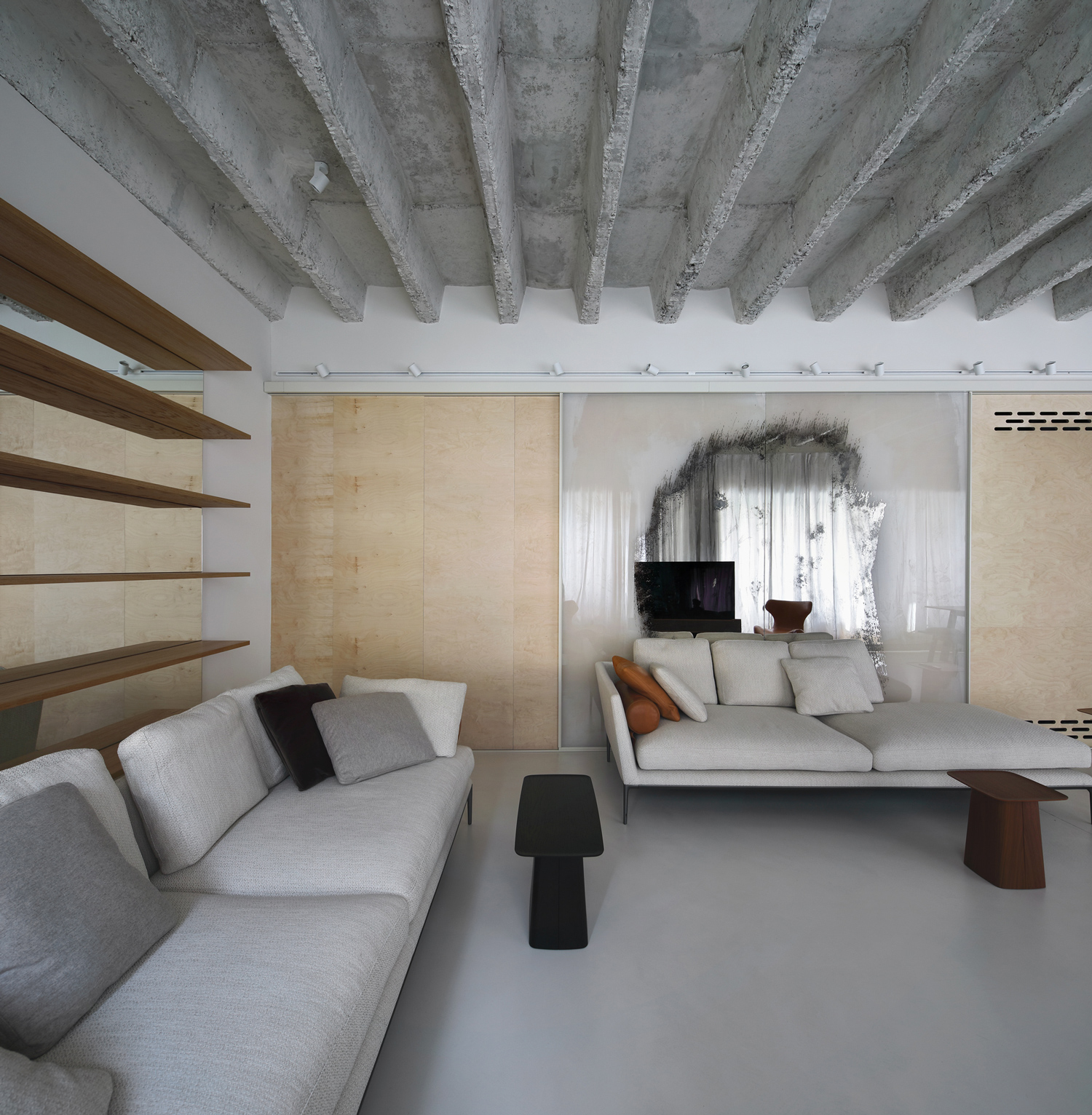 Loft in Zagreb - Idealwork: concrete finishes for internal and external use
